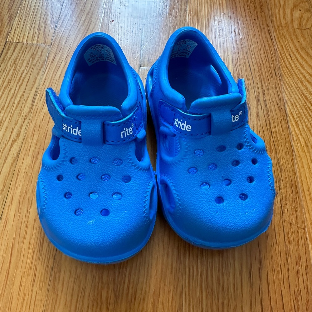 Surprize by Stride Rite Baby Boys’ Whirly Sneakers Sz 3 - Blue